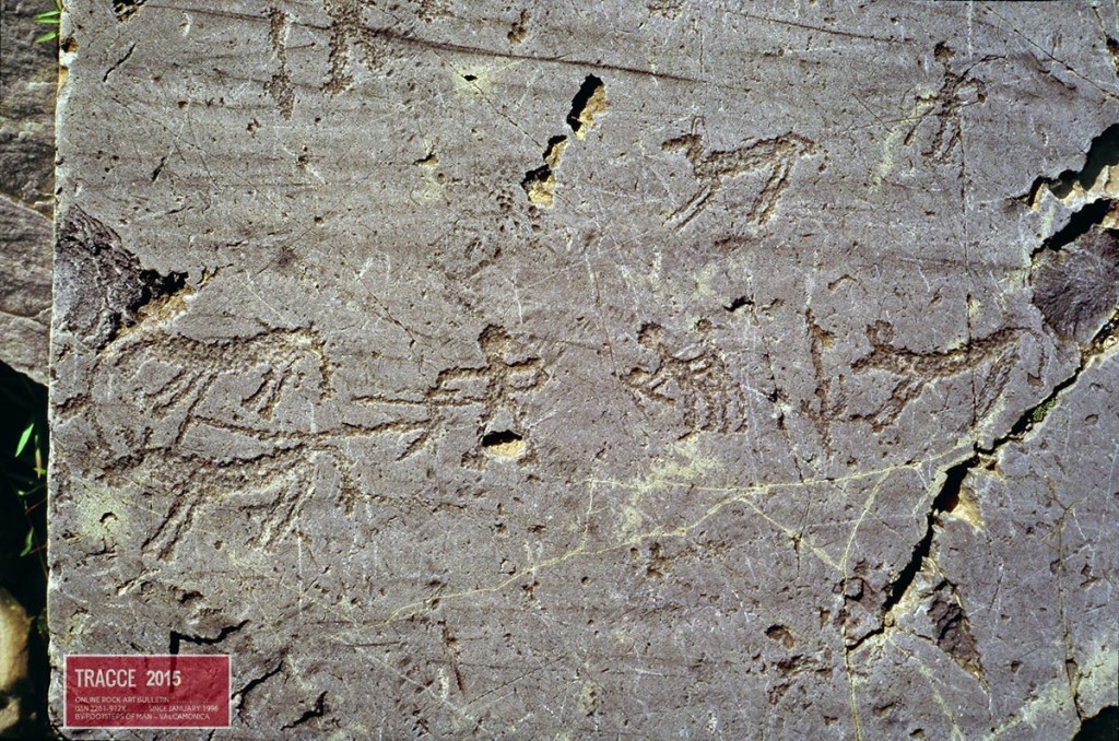 14.Seradina rock 12: Iron Age ploughing and sexual scene (photo Footsteps of Man 1994)